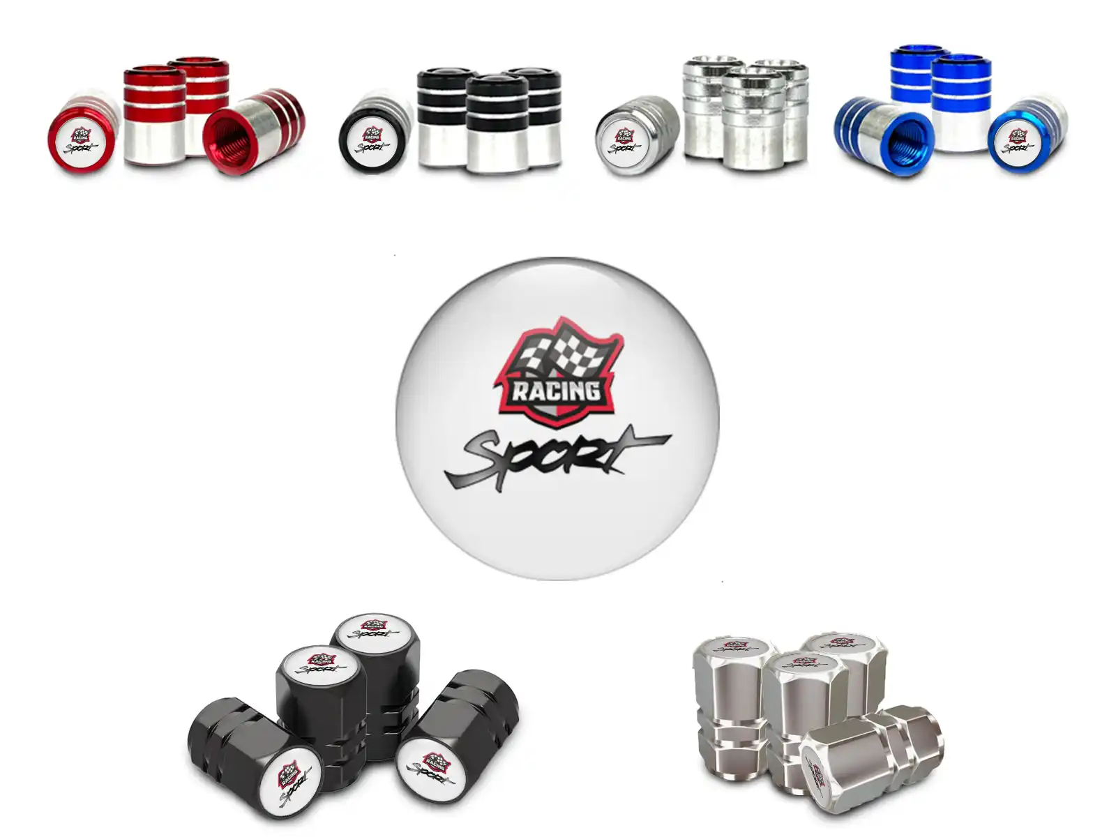 Tyre Valve Caps SUV Design Force